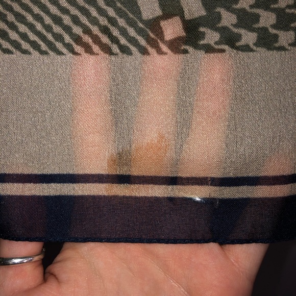 Vintage Versatile Retro Houndstooth Print Scarf - Picture 3 of 4